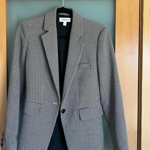 Nordstrom blazer coat houndstooth